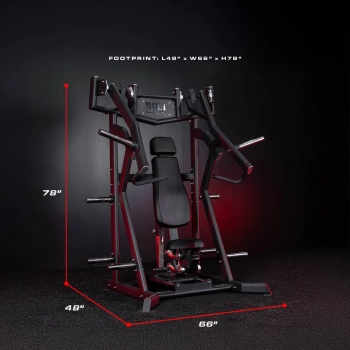 Bolt Fitness Hades Adjustable Seated Plate Loaded Incline Chest Press