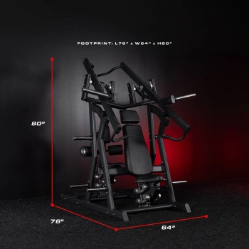 Bolt Fitness Outlander Plate Loaded Seated Chest Press Lat Pulldown