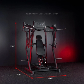 Bolt Fitness Vulcan Plate Loaded Adjustable Seated Chest Press