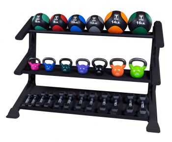Body Solid Pro ClubLine SDKR500MB 2-Tier Medicine Ball Rack