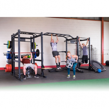 Body Solid SPR1000DBBACK Double Power Racks with Rear Extensions