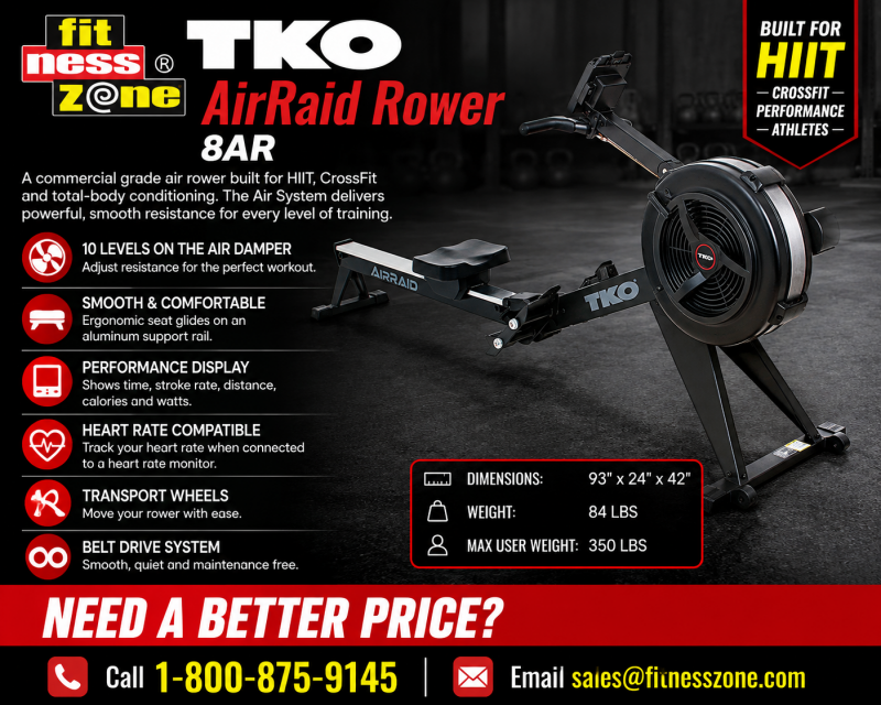 TKO AirRaid Rower