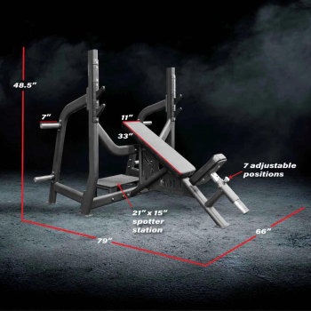 Bolt Fitness Anarchy Olympic Incline Chest Press