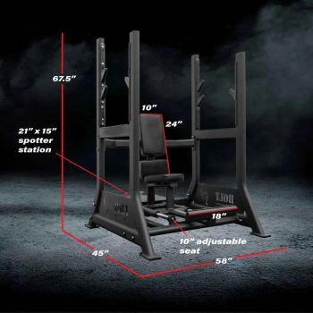 Bolt Fitness Chaos Olympic Shoulder Press