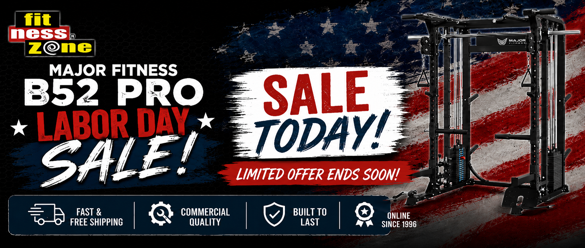Major Fitness Labor Day Sale!