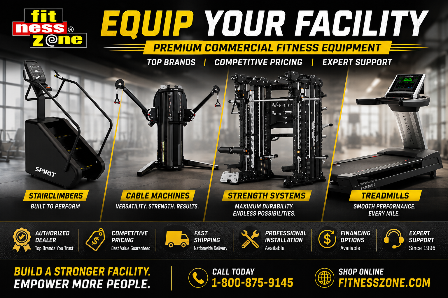 Equip Your Facility In 2026 With FitnessZone!