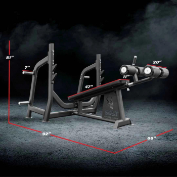 Bolt Fitness Riot Olympic Decline Chest Press