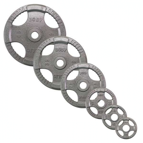 Body Solid 255 lb. Iron Grip Olympic Weight Set
