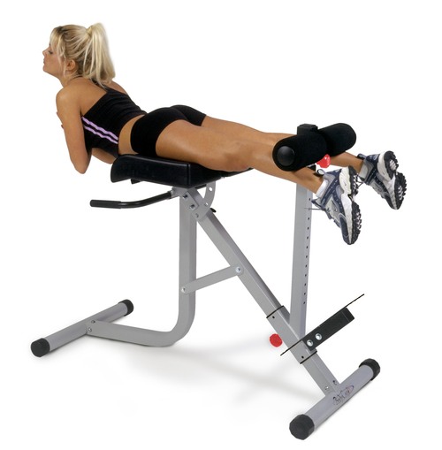 45 Degree Hyper Back Bench Adjustable Extension Back Exercise Roman Chair 