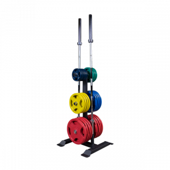 Body Solid GWT56 Olympic Plate Tree and Bar Holder
