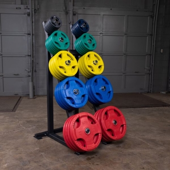 Body Solid GWT76 High Capacity Olympic Plate Rack