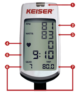 Keiser M3 Indoor Cycle with Console