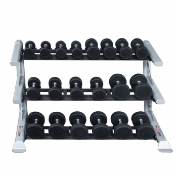 Body-Solid ProClub Line 3-Tier Saddle Dumbbell Rack SDKR1000SD