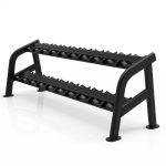 TKO 7051 2-Tier 10 Pair Dumbbell Rack