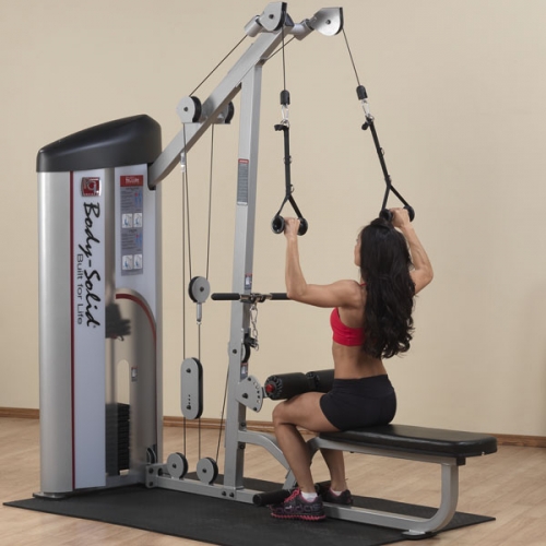 Body-Solid Pro Clubline Series II Lat/Pull S2LAT-1 w/160lb Weight Stack
