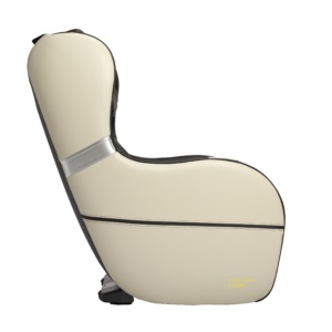 Dynamic Modern Palo Alto Massage Chair-Black-Ivory