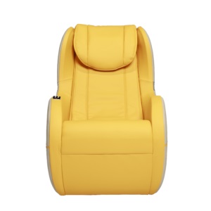 Dynamic Modern Palo Alto Massage Chair-Yellow-Ivory