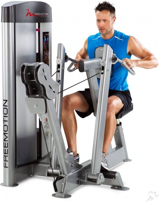 seated back row machine