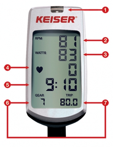 Keiser M Series Indoor Cycles Computer Keiser M3x Indoor Cycle