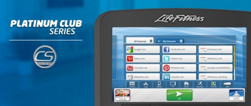 Life Fitness Platinum Club with Discover SE Tablet Console