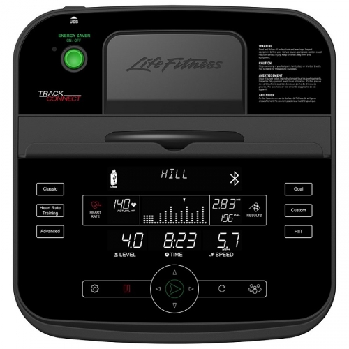 Life Fitness C1 Upright Lifecycle Bike with Track Console