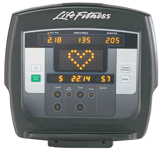 life fitness bike levels
