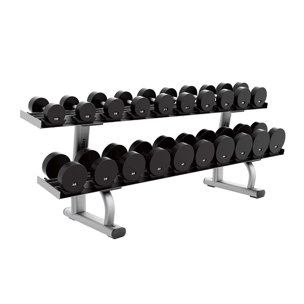 Life Fitness 2-Tier Saddle Dumbbell Rack