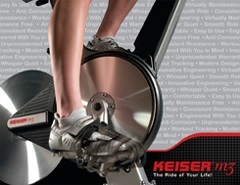 Keiser M3+ Indoor Cycle with Console