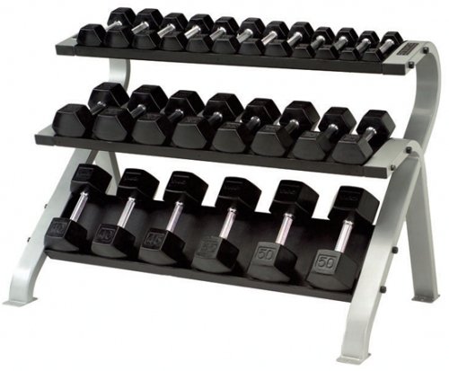 TKO 3-Tier Horizonal Dumbbell Rack