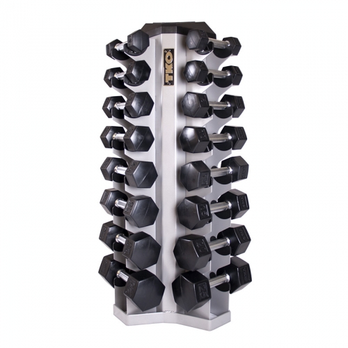 TKO 8 Pair Verticle Dumbbell Rack