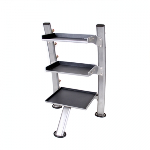 TKO Accessory Rack, Silver Metallic