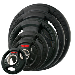 TKO Olympic Urethane Tri Grip Plate 45lb