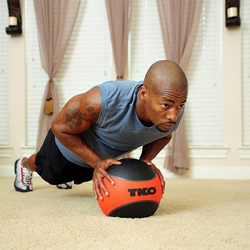 TKO Rubberized Medicine Ball 12lb