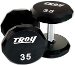 Troy 12 Sided Urethane Dumbbell Set 5-50lbs TSD-005-050U