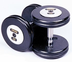 Troy Pro Style Black Dumbbells 5-50lb Set PFD-C