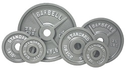 USA Olympic Weight Plate Set Gray O-255